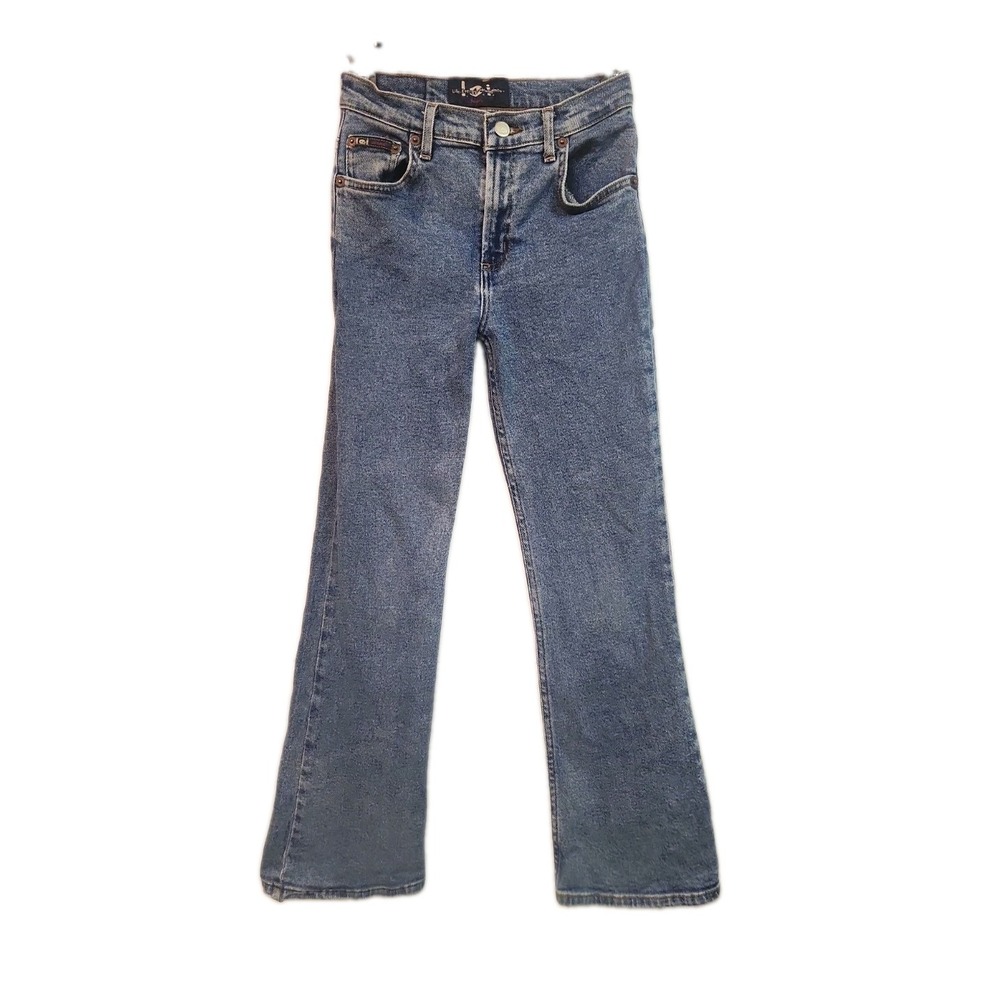 LEI Jeans Bootcut Distressed Flare Denim Mid-Rise Sz 12 Juniors/Youth Y2K 90s